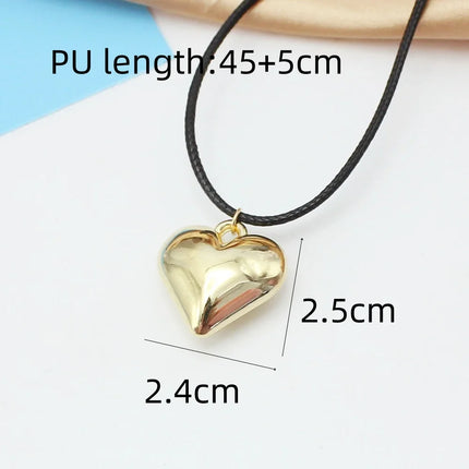 Convex Heart Necklace