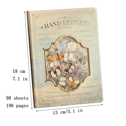 Butterfly Capsule Notebook Journal