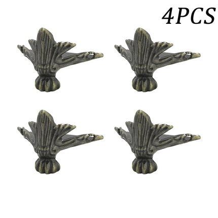 4PCS Antique Corner Box Legs