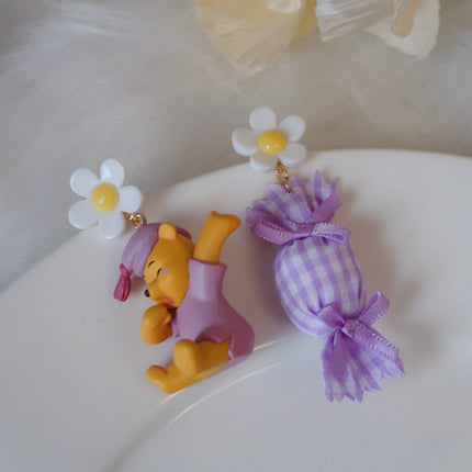 Winnie The Pooh Stud Earrings