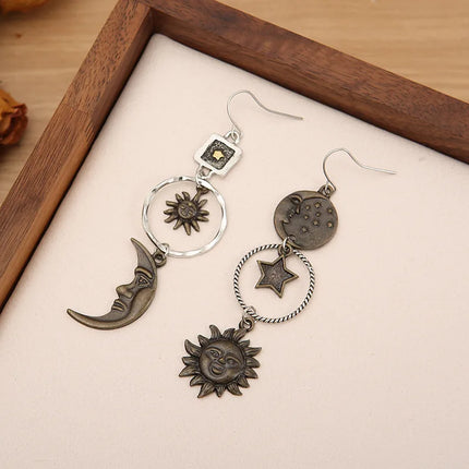 Sun Moon Stars Earrings