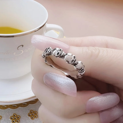 Skull Band Ring