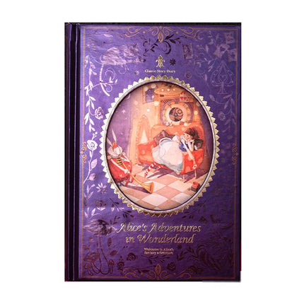 Alice in Wonderland Hardcover Notebook Journal