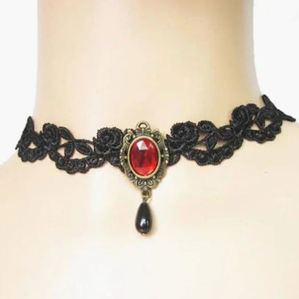 Gothic Lace Choker Necklaces