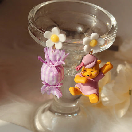 Winnie The Pooh Stud Earrings