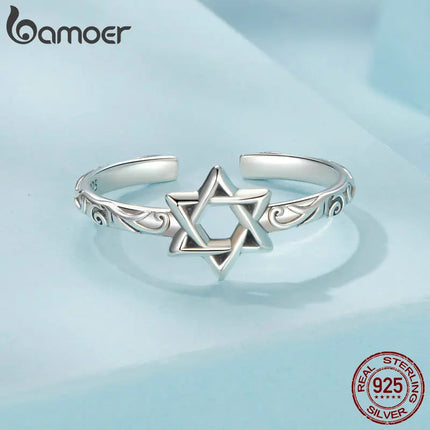 Star of David Cuff Ring