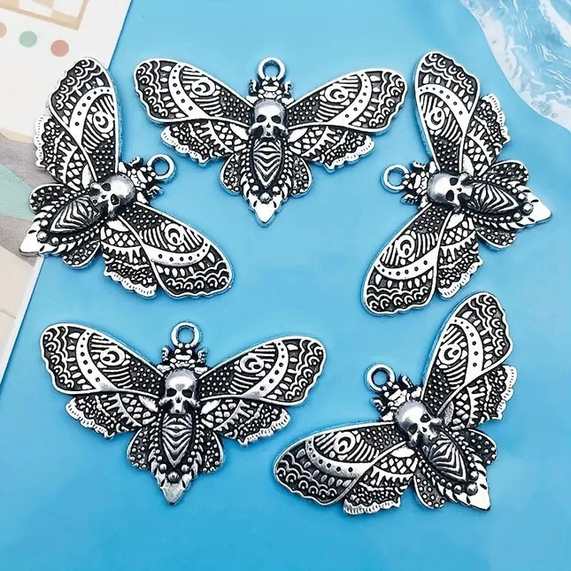 Quiet Moth Pendants x5