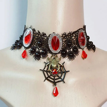 Gothic Lace Choker Necklaces