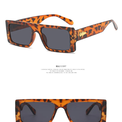 Box Frame Unisex Polarised Sunglasses