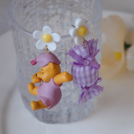Winnie The Pooh Stud Earrings