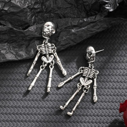 Bashful Skeleton Earrings