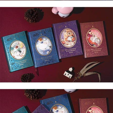 Alice in Wonderland Hardcover Notebook Journal