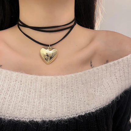Convex Heart Necklace