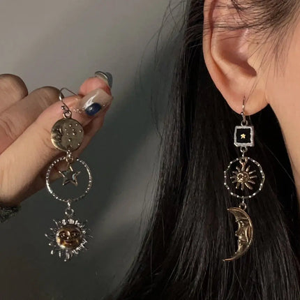 Sun Moon Stars Earrings