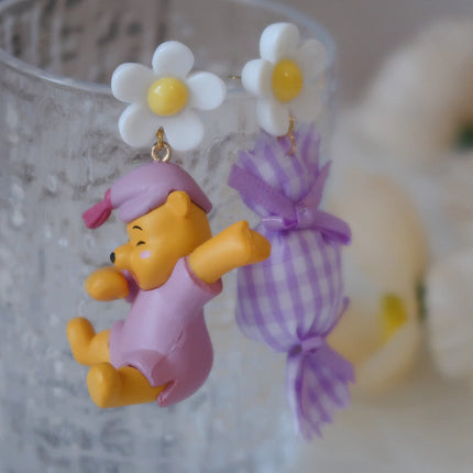 Winnie The Pooh Stud Earrings