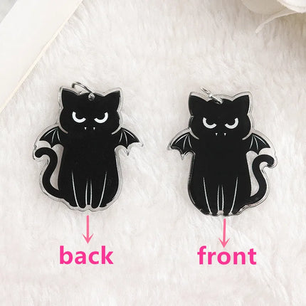 Halloween Kitty Earrings