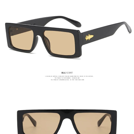 Box Frame Unisex Polarised Sunglasses