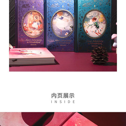 Alice in Wonderland Hardcover Notebook Journal
