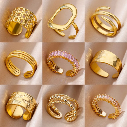Angles and Curves Rings