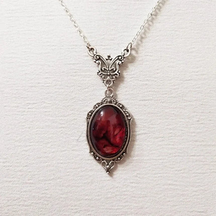 Blood Red Sky Necklace