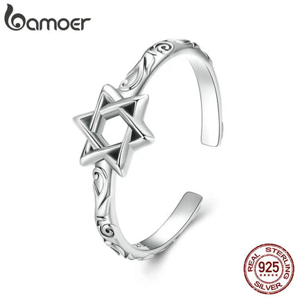 Star of David Cuff Ring
