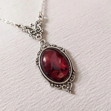 Blood Red Sky Necklace