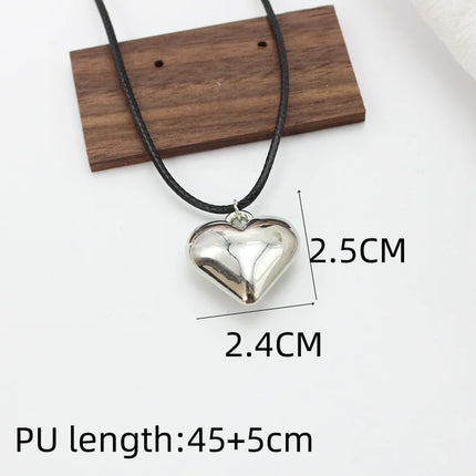 Convex Heart Necklace