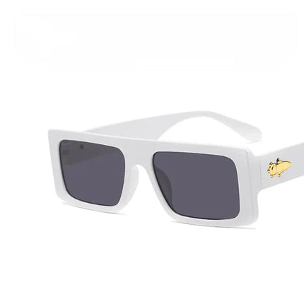 Box Frame Unisex Polarised Sunglasses