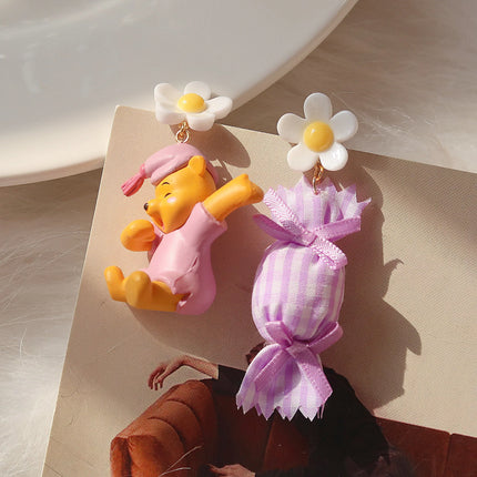 Winnie The Pooh Stud Earrings
