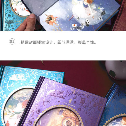 Alice in Wonderland Hardcover Notebook Journal