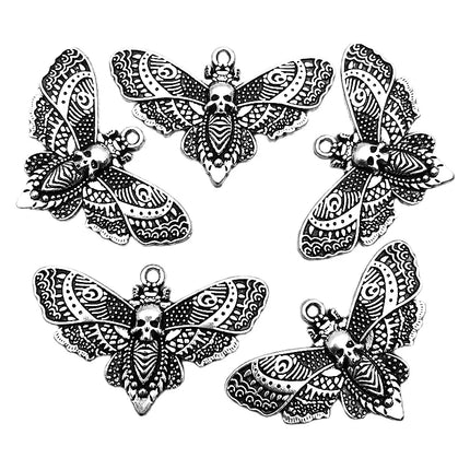 Quiet Moth Pendants x5