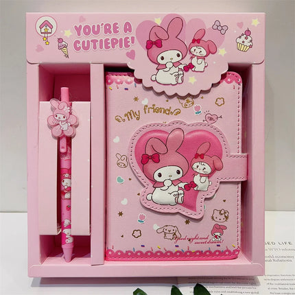 Dear Diary, Hello Kitty - Notebook Journal + Gel Pen - Gift Set, Stationery Set