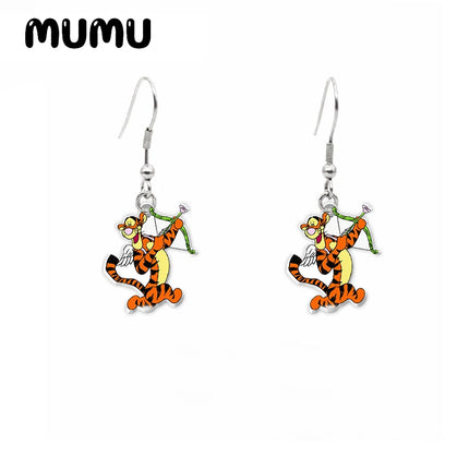 Winnie the Pooh Dangle Earrings