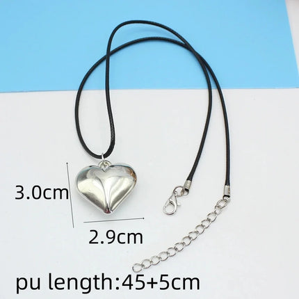 Convex Heart Necklace