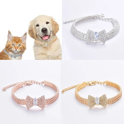 Rhinestone Pet Collar