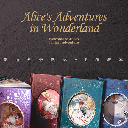 Alice in Wonderland Hardcover Notebook Journal