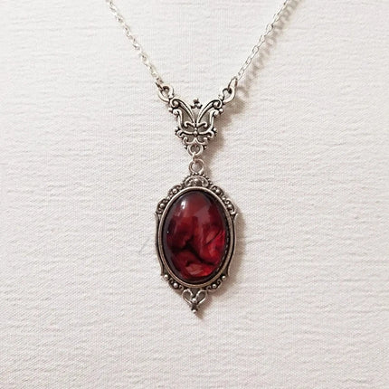 Blood Red Sky Necklace