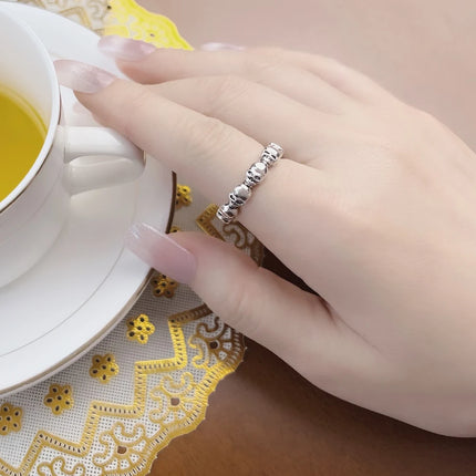 Skull Band Ring