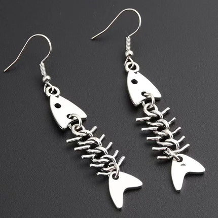 Fish Bone Earrings