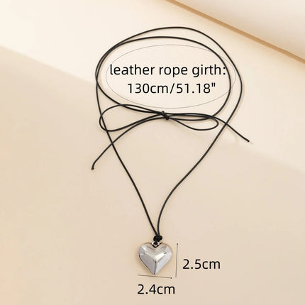 Convex Heart Necklace