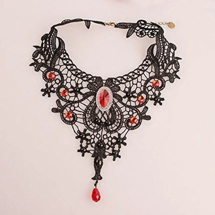 Gothic Lace Choker Necklaces
