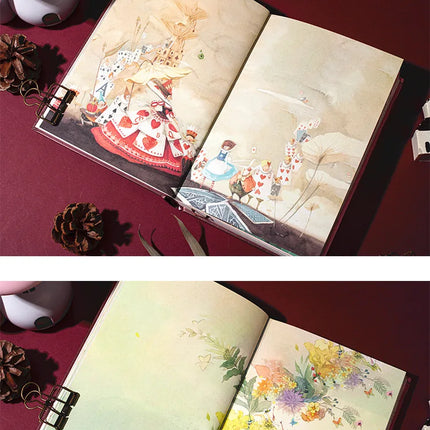Alice in Wonderland Hardcover Notebook Journal