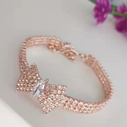 Rhinestone Pet Collar