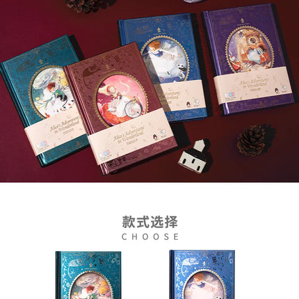 Alice in Wonderland Hardcover Notebook Journal