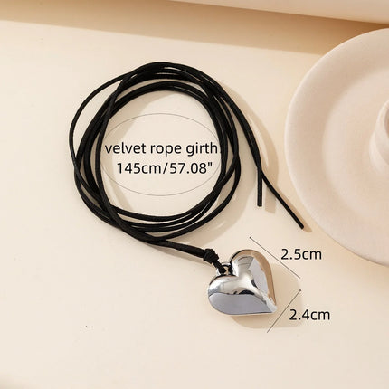 Convex Heart Necklace