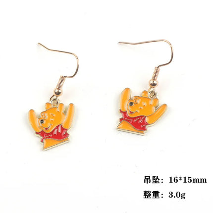 Winnie the Pooh Characters Earrings