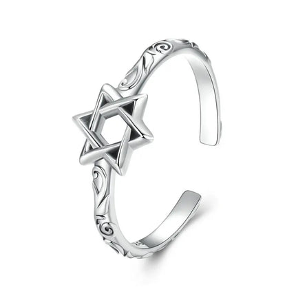 Star of David Cuff Ring