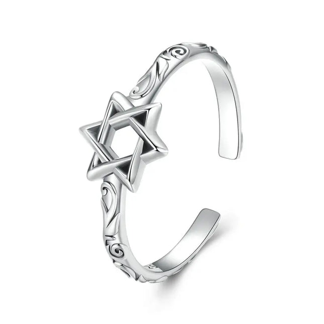 Star of David Cuff Ring