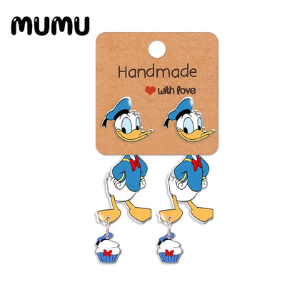 Donald Duck Stud Earrings