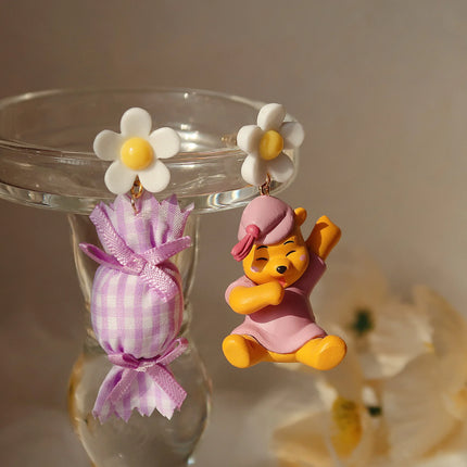 Winnie The Pooh Stud Earrings